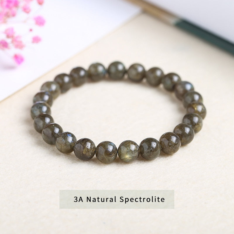 JD Fashion Natural Stone Shiny Labradorite Beads