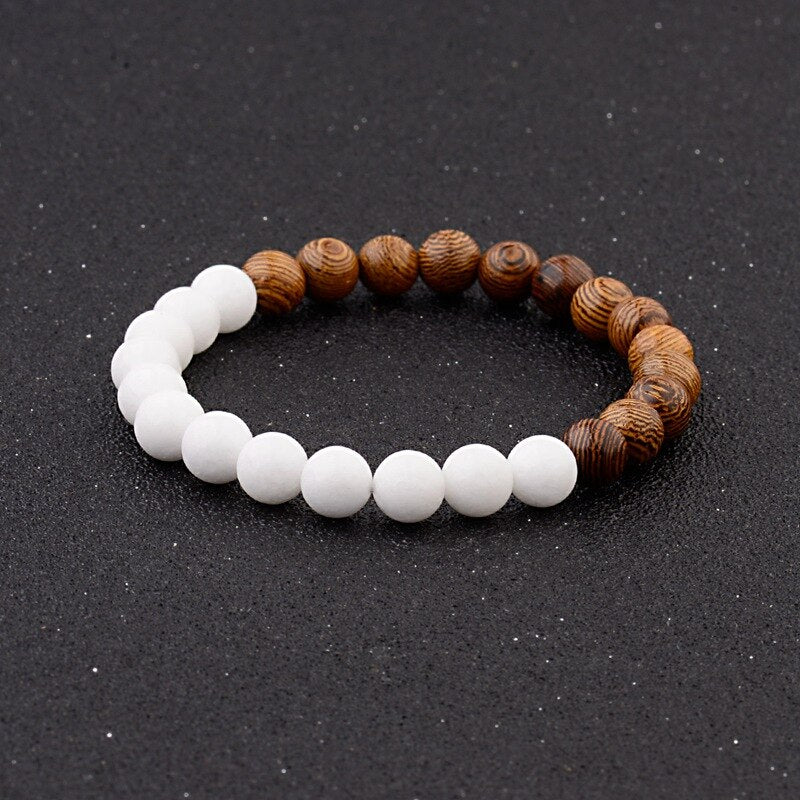 Wood Beads Bracelets Men Ethic Meditation