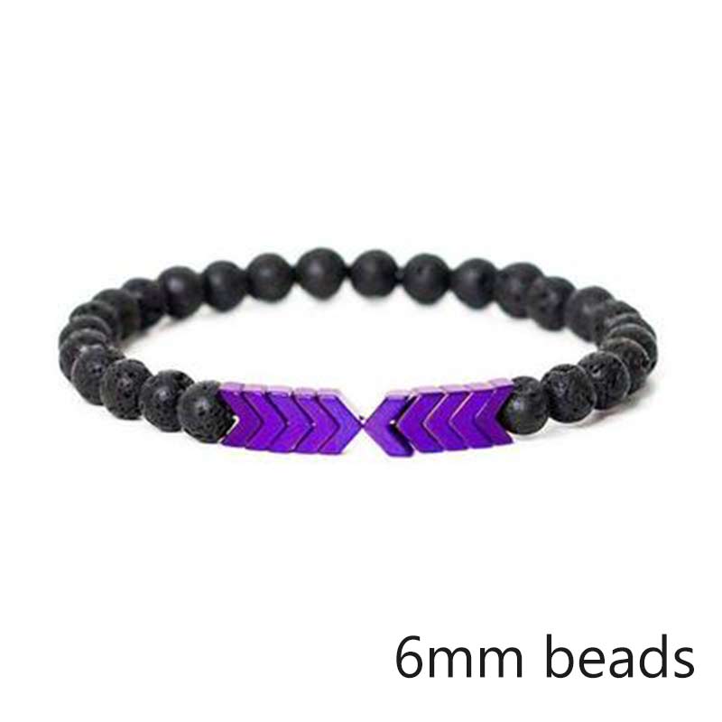 Lava Stone Men Bracelet Natural Moonstone Bead