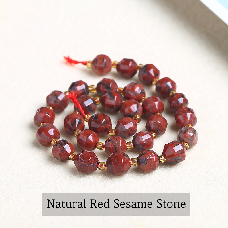 Natural Olive Beads Jasper Opal Howlite Lepidolite Stone