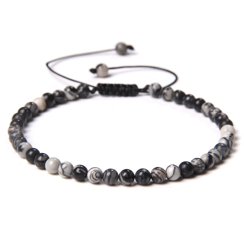 Handmade Natural Agates Jades Quartz Stone Beaded