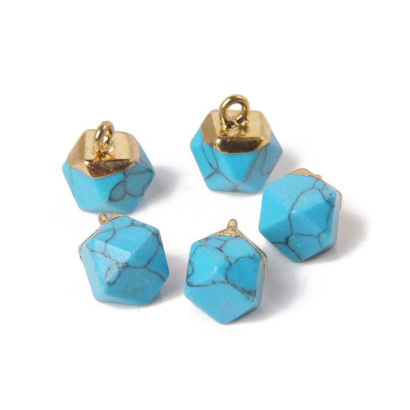 Stone Crystal Pendant For Earrings Necklace Charm