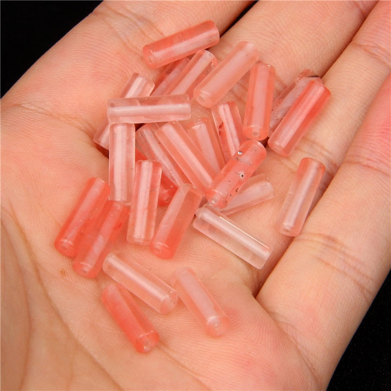 Cylinder Shape Stone Beads Jaspers