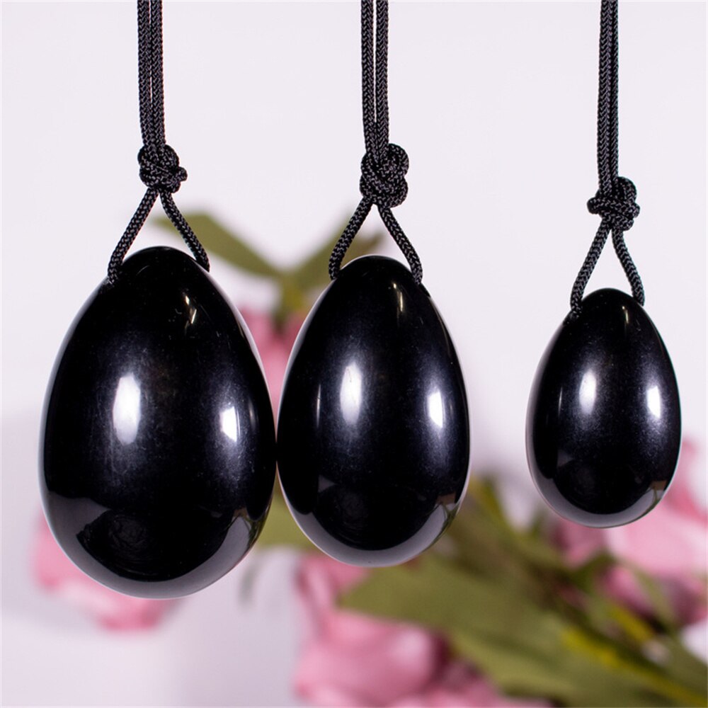 Natural Pink Rose Quartz Yoni Jade Eggs Healing Crystal