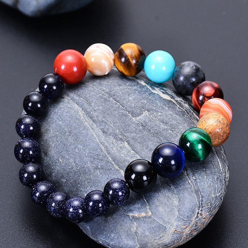 Men Bracelet for Men Women Natural Stone Beaded