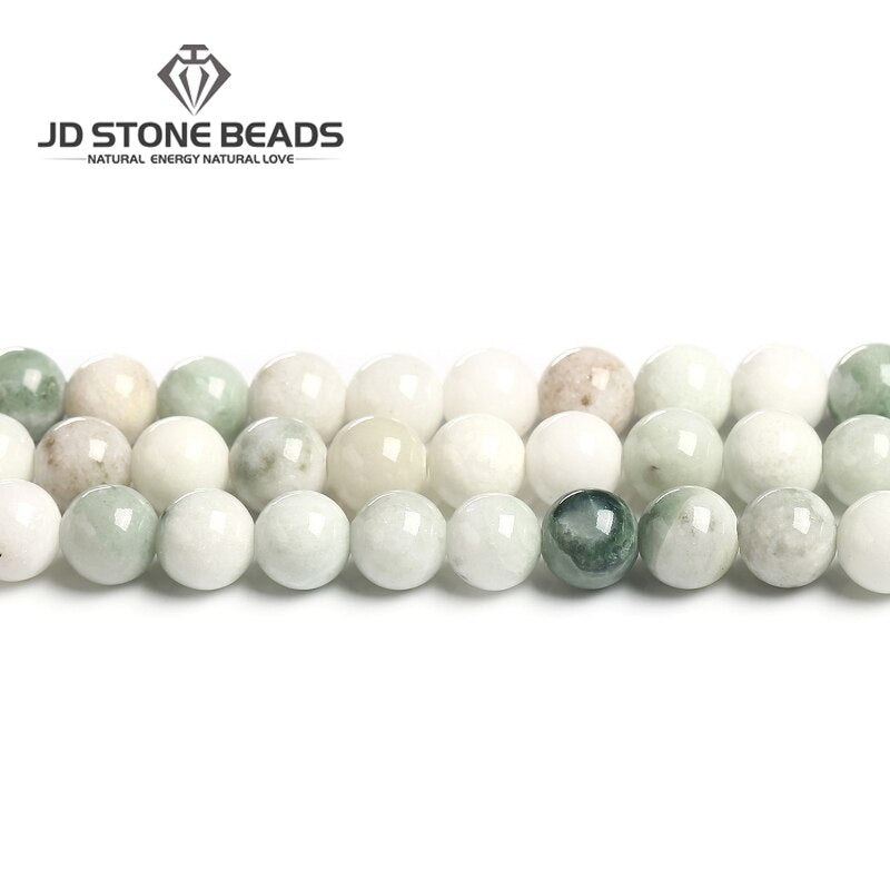 Natural Maotian Jade Stone Round Beads