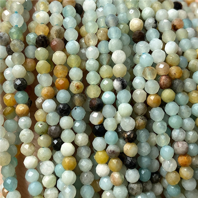 Natural Stone Beads Blue Quartzs Crystal Turquois