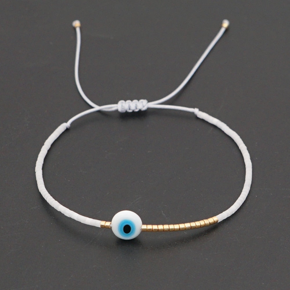 Greek Eye Braclet Turkish Evil Eye Bracelet Tiny String