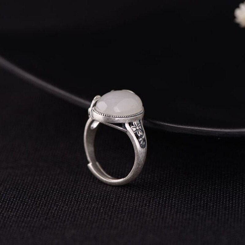 New silver original design plum blossom inlaid