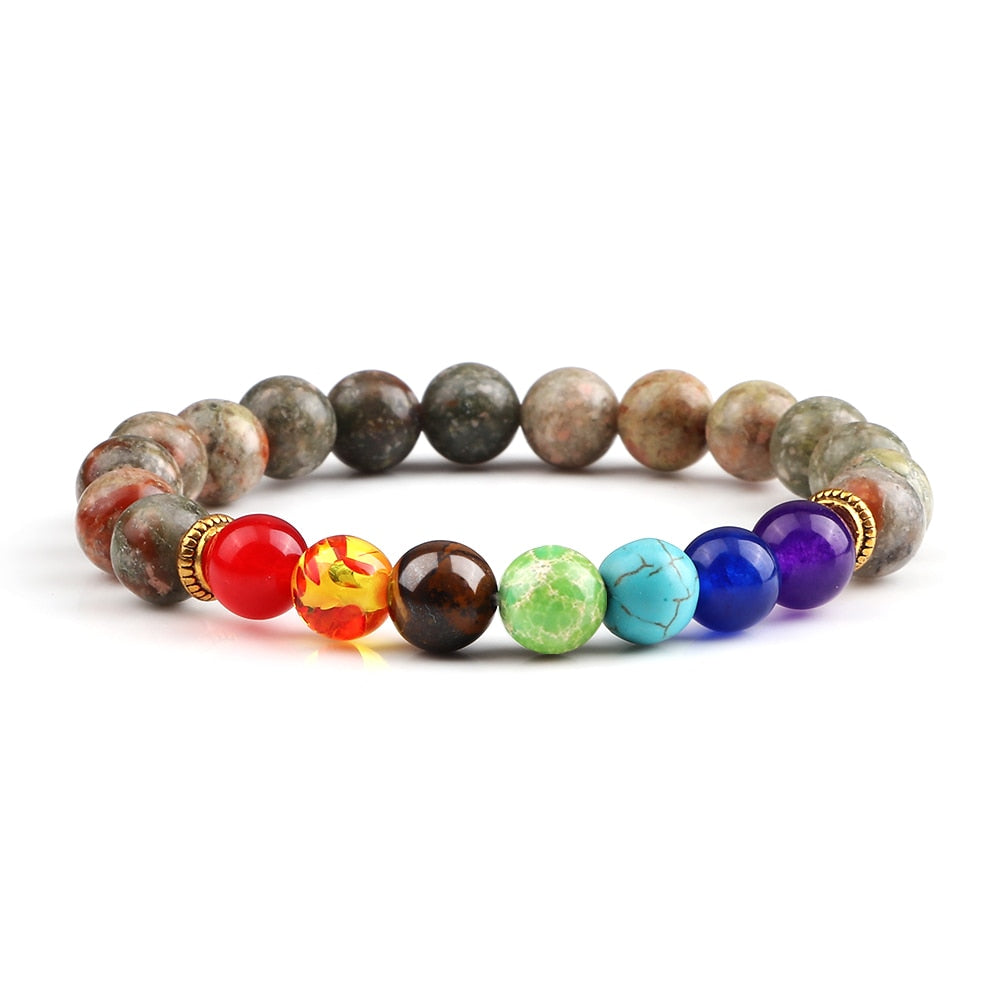 Chakra Beads Bracelet Fashion Charm Natural Stone