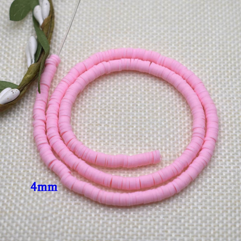 Flat Round Handmade Round Polymer Clay Chip