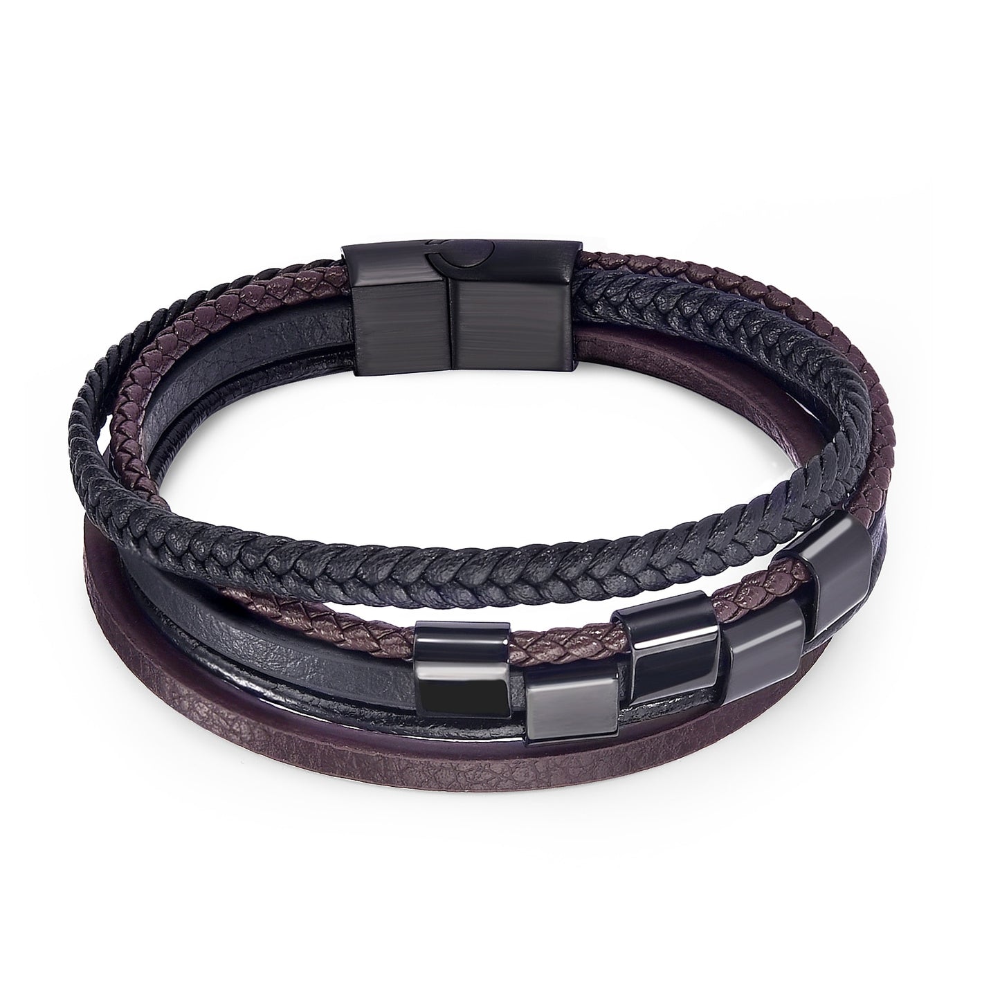 Fashion Natural Stone Beads Men Bracelet Multilayer