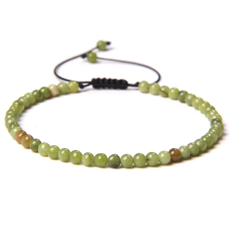 Vintage Natural Stone Bracelet Men Chakras Beads