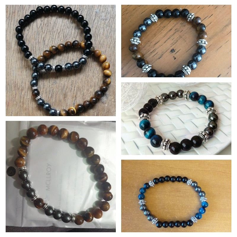 Stone Bracelets Men Women Bracelets Tiger Eye