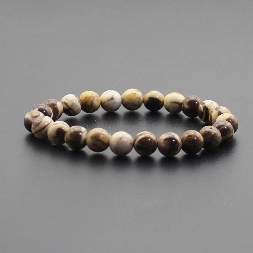 Chakra Quartz Crystal Agate Bracelet Men Natural Stone