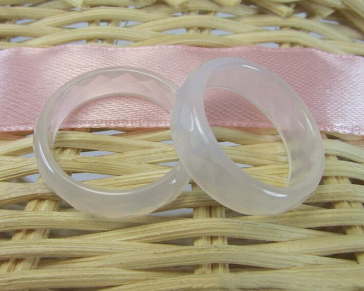 Natural diamond agate ring for men women