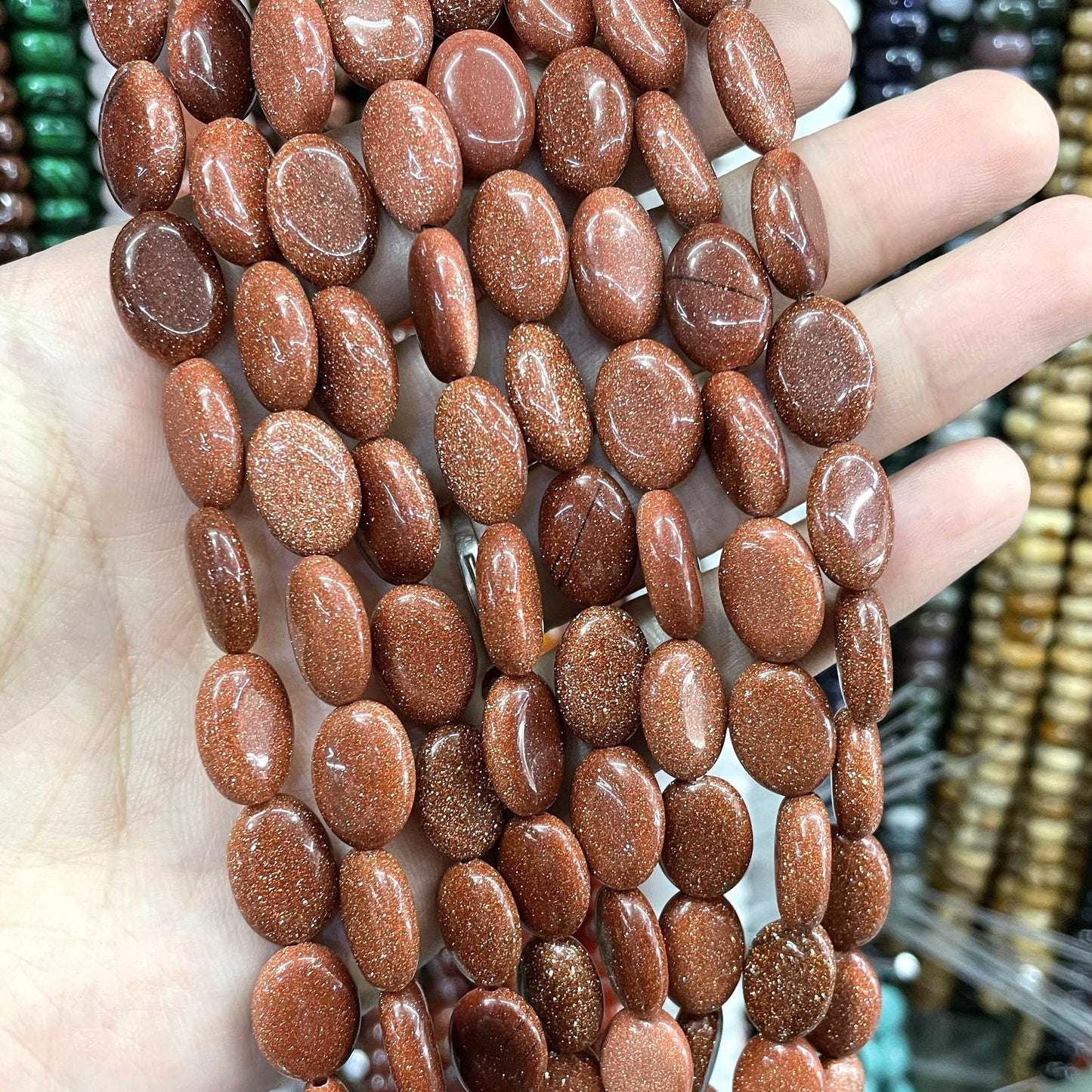 Agates Jades Crystal Loose Spacer Beads