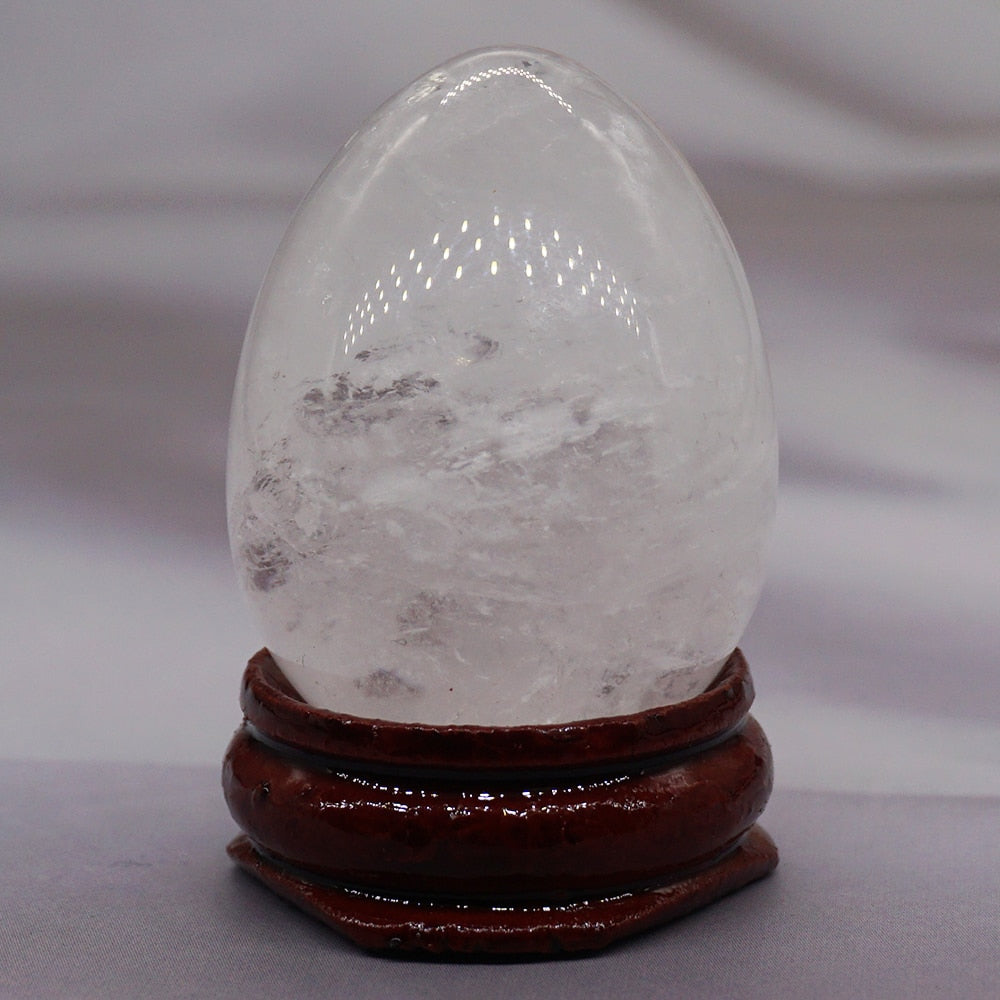 Egg Shaped Stone Natural Healing Crystal Kegel