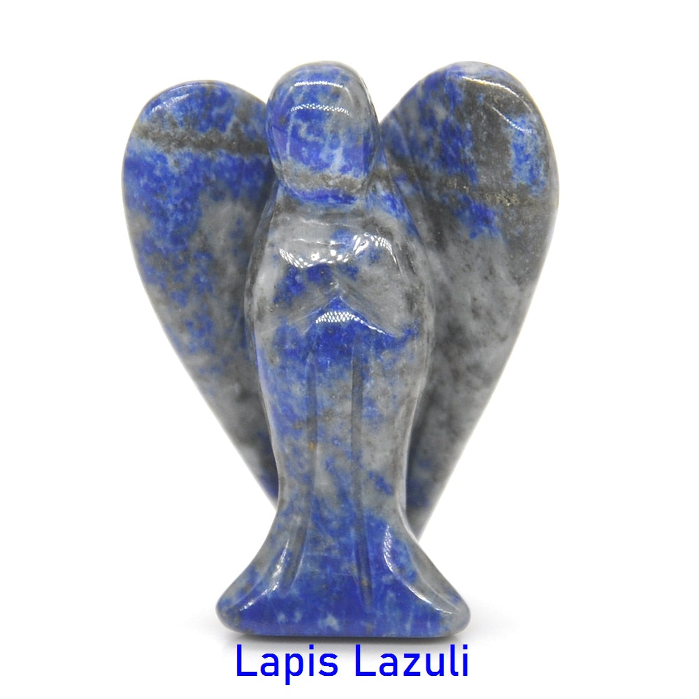 Guardian Angel Figurine Natural Healing Crystal Gem