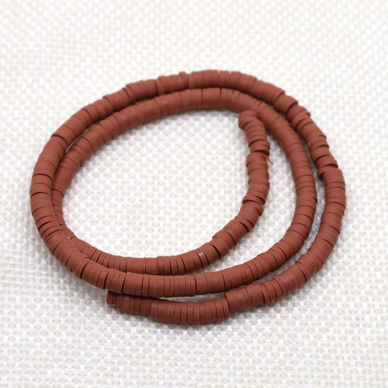 Flat Round Handmade Round Polymer Clay Chip