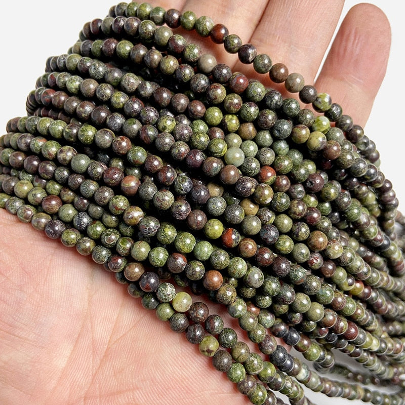 Natural Jades Agates Stone Beads Loose Isolation