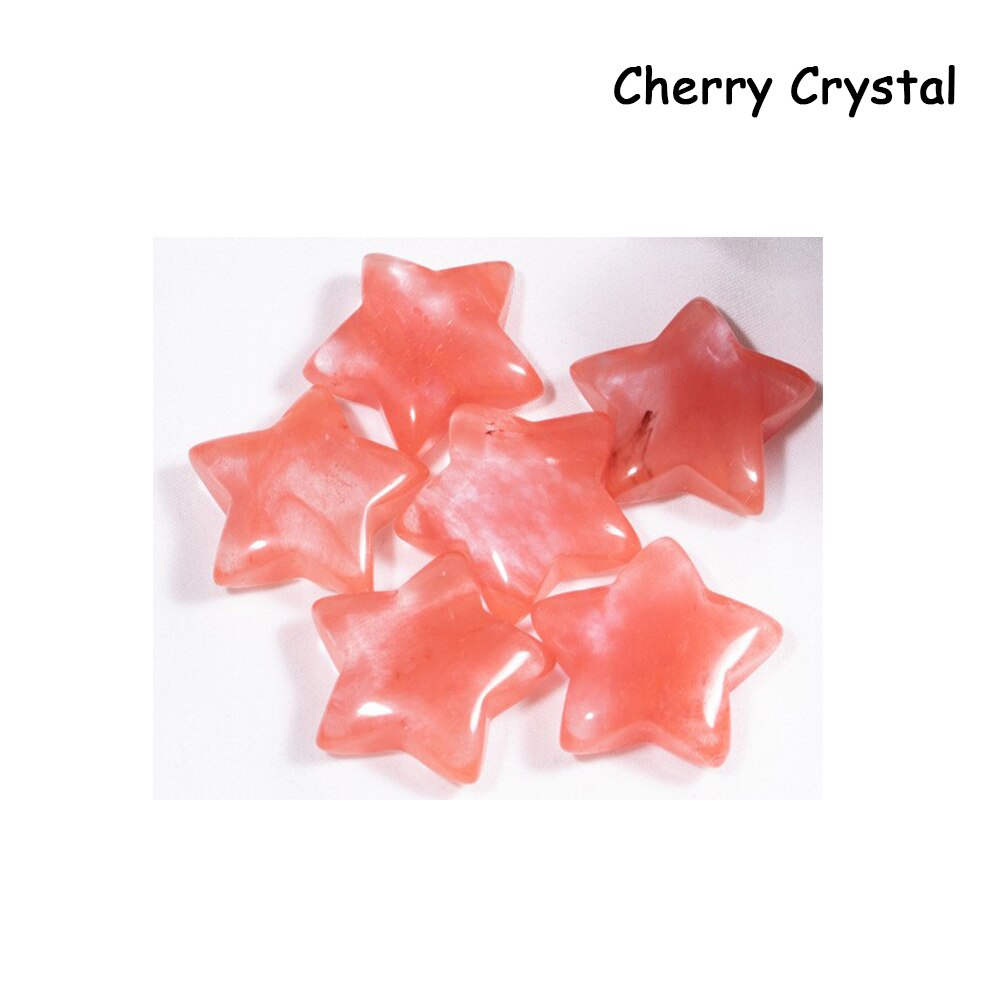 Pentagram Statue Rose Quartz Amethyst Healing Crystal