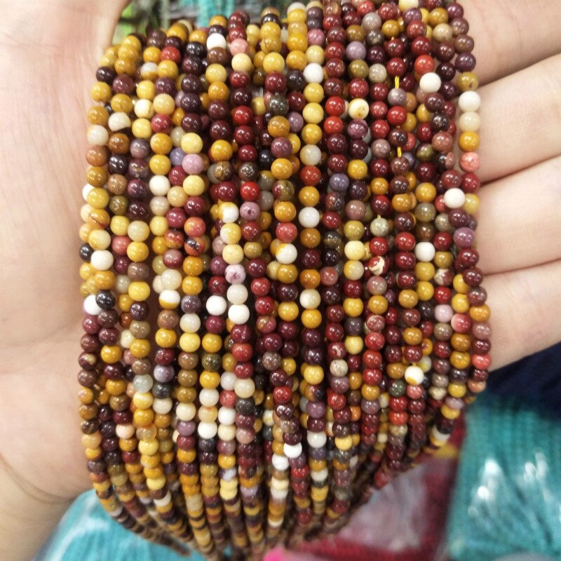 Natural Stone 2MM 3MM Round Beads Tourmaline