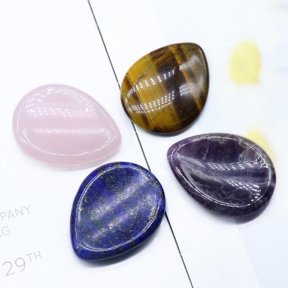 Tiger Eye Thumb Worry Stone Natural Chakra
