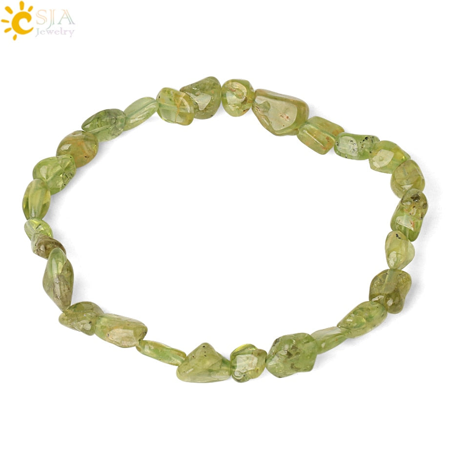 Irregular Chips Natural Stone Bracelet Asymmetry