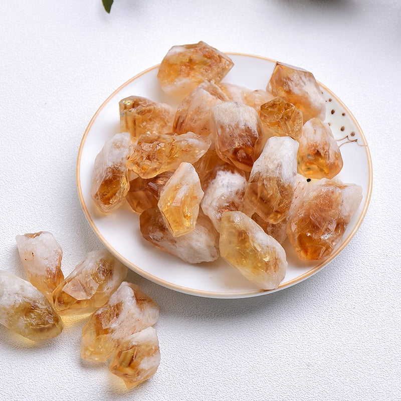 Citrine Ore crystal Repair Rock Mineral Specimen Collection
