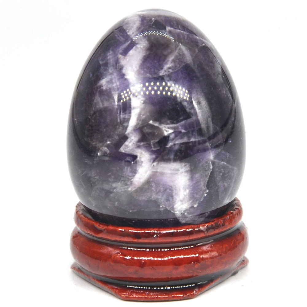Egg Shaped Stone Natural Healing Crystal Kegel
