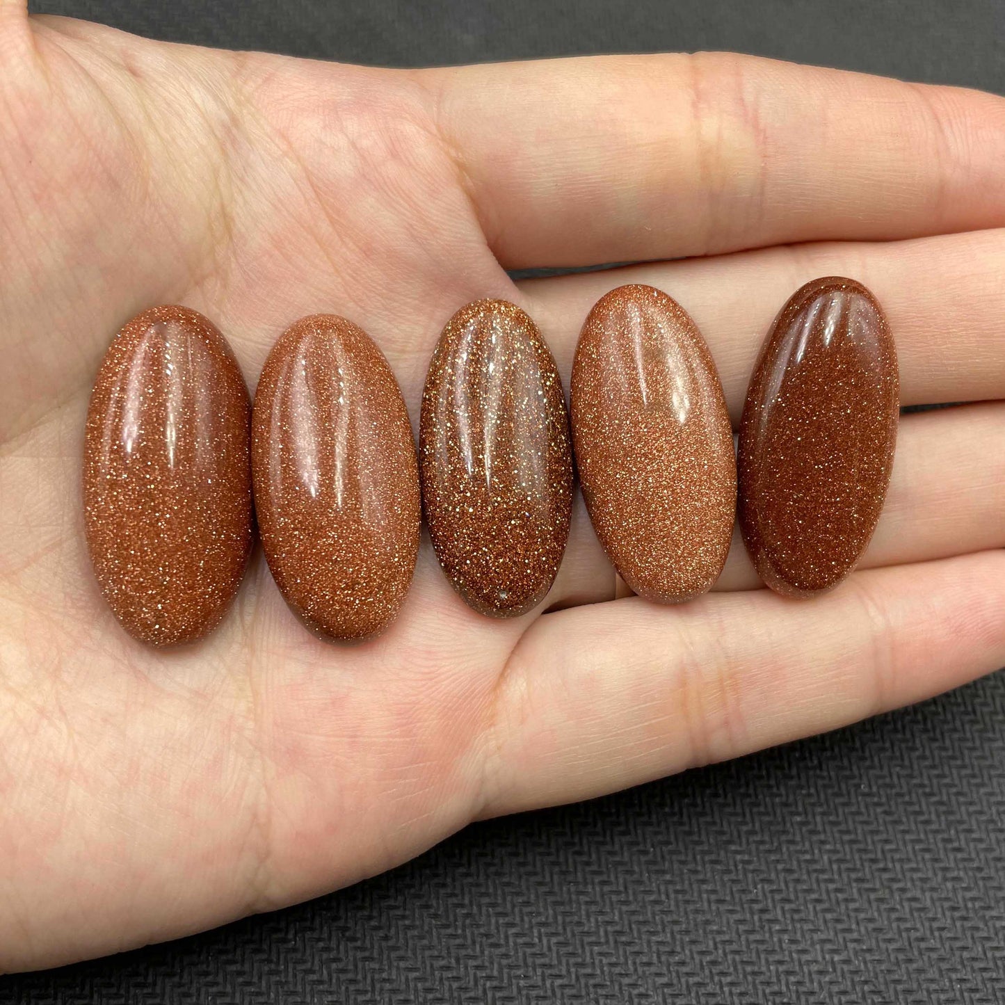 Cabochon Natural Oval Agates Opal Crystal Quartz Jades
