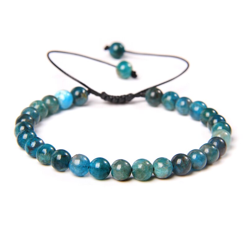 Natural Stone Amethysts 6MM Bead Bracelets