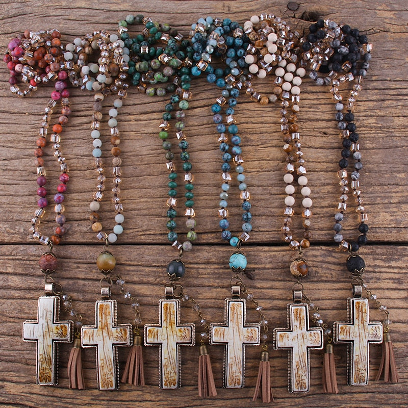 Bohemian Jewelry Accessory Multi Natural Stones