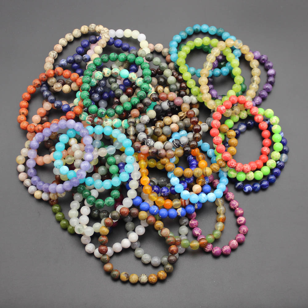 Natural Stone Quartz Bracelet Yoga Chakra Healing
