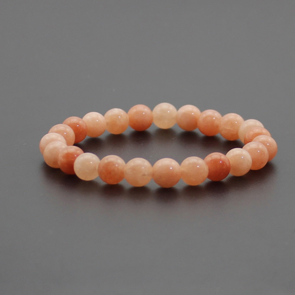 Natural Stone Quartz Bracelet Yoga Chakra Healing