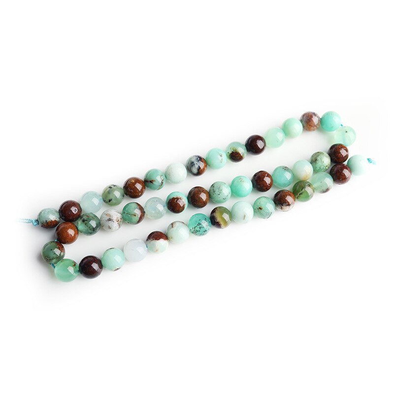 Natural Chrysoprase Jades Round Loose Stone Beads