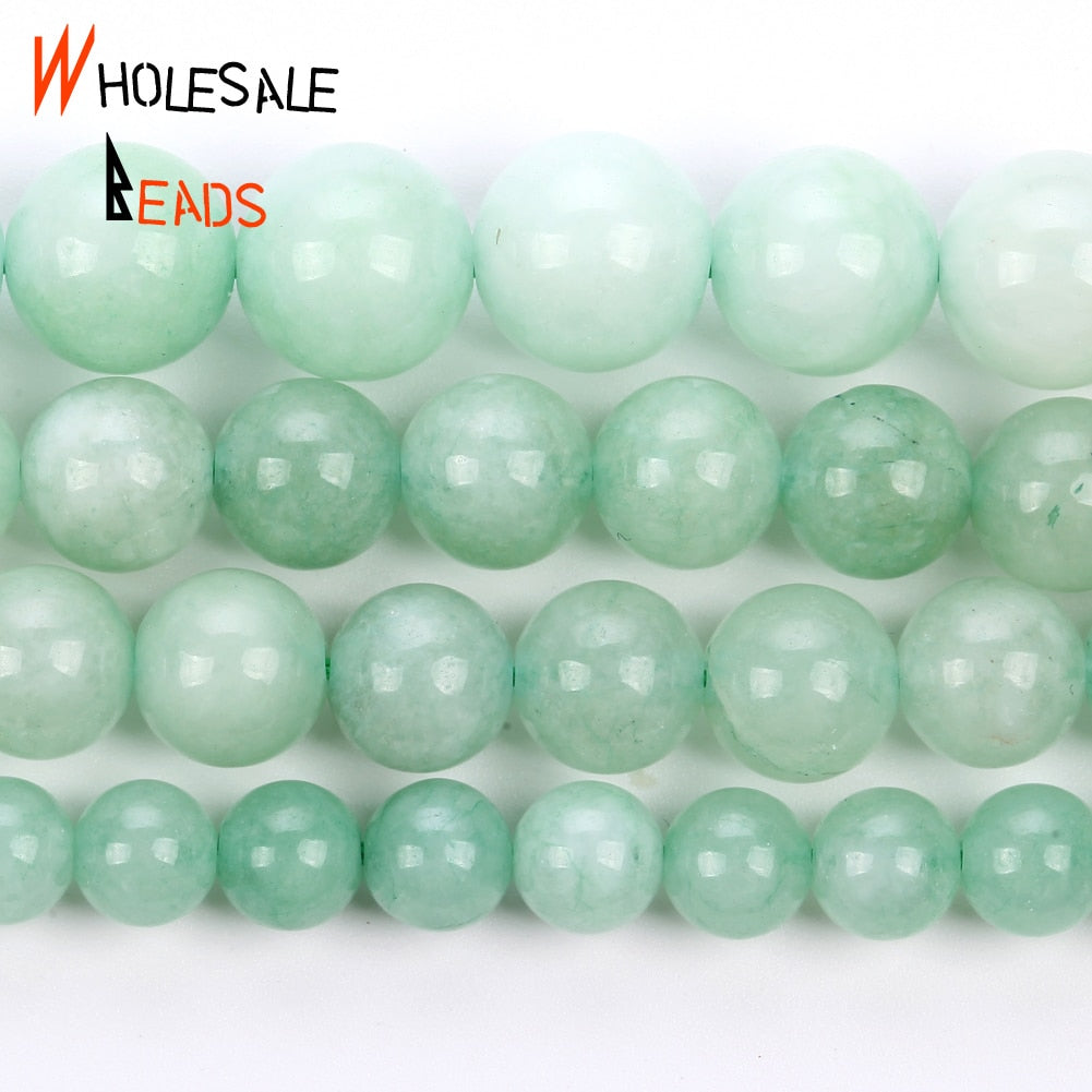 Natural Stone Aquamarines Chalcedony Jades Pink