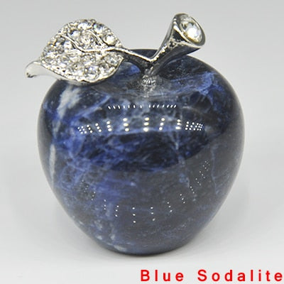 Apple Figurine Natural Stones Healing Crystals Statue