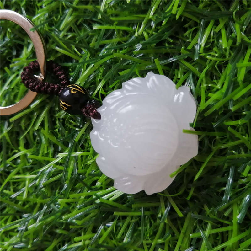 Beautiful Genuine Handmade Natural White Jade