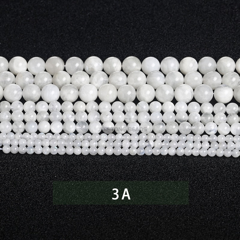 Natural Blue Moonstone Beads