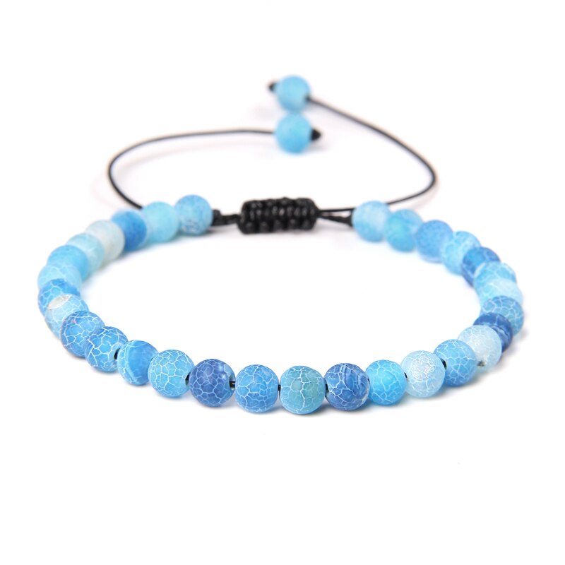 Natural Stone Amethysts 6MM Bead Bracelets