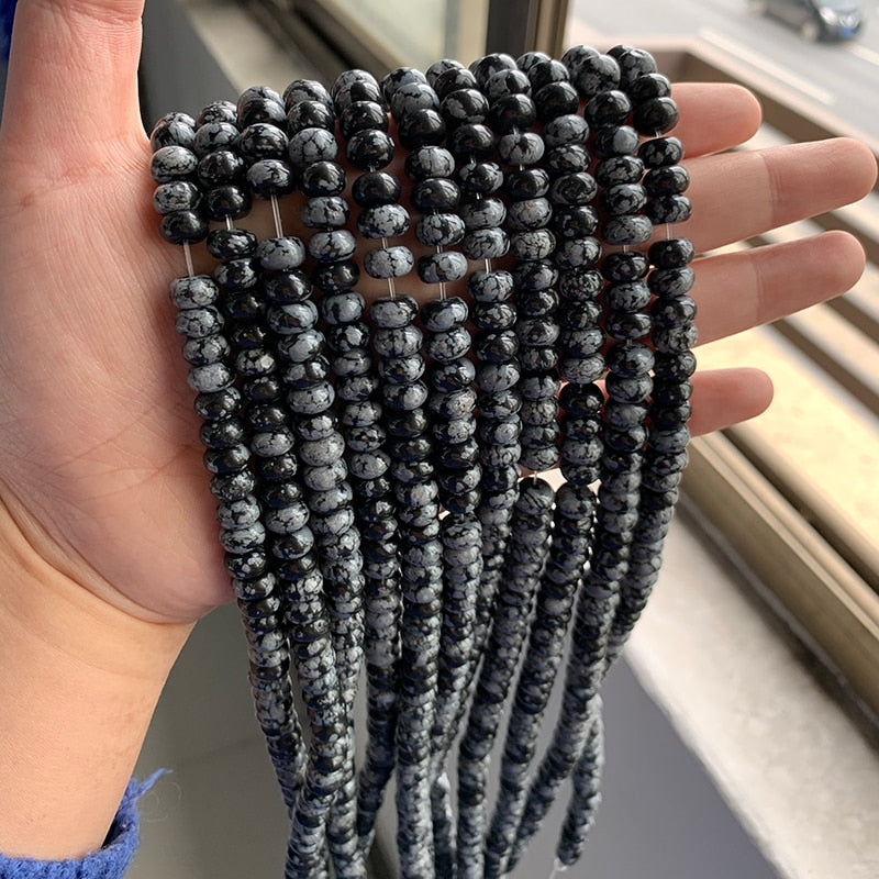 Abacus Beads Rondelle Shape Lapis Jaspers Jades Amazonite