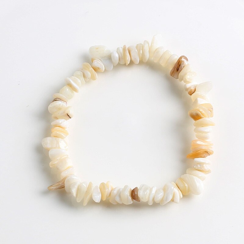 Irregular Natural Gem Stone Bracelet Stretch Chip Beads