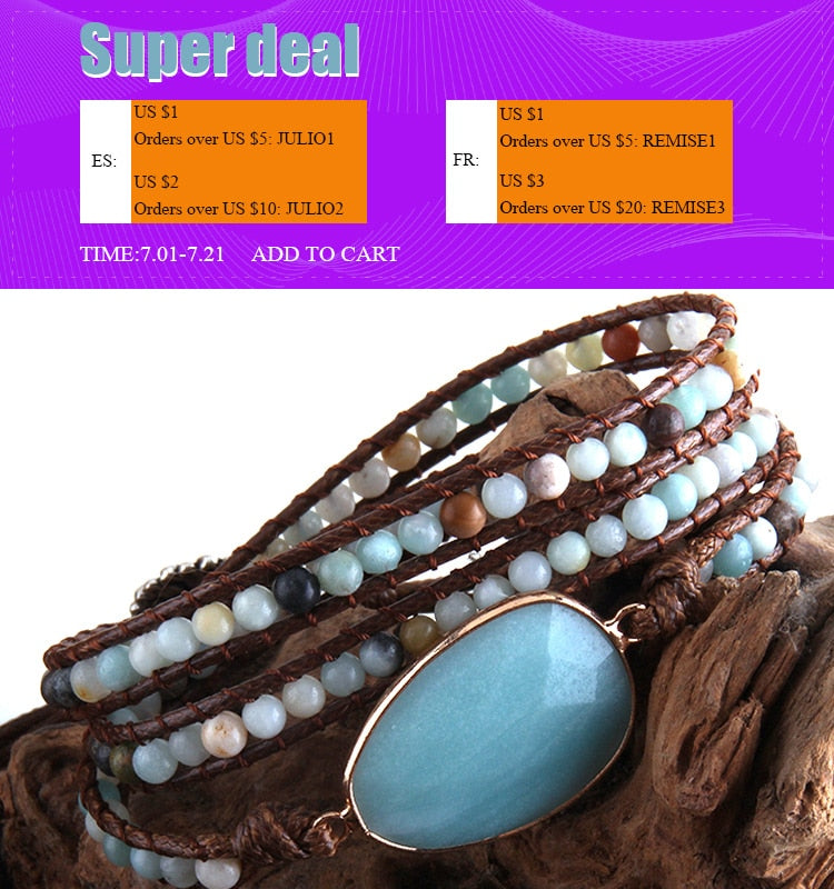 Fashion Beaded Boho Bracelet Jewelry Handmade