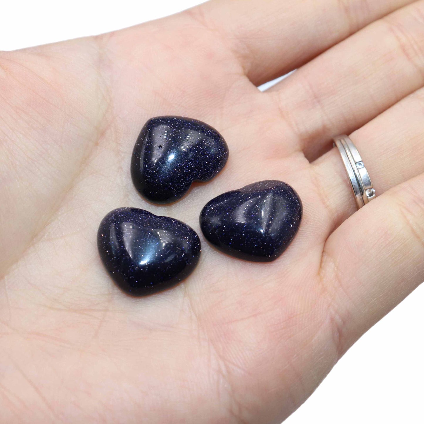 Agates Quartz Pink Jades Tiger Eye Heart Shape Stone