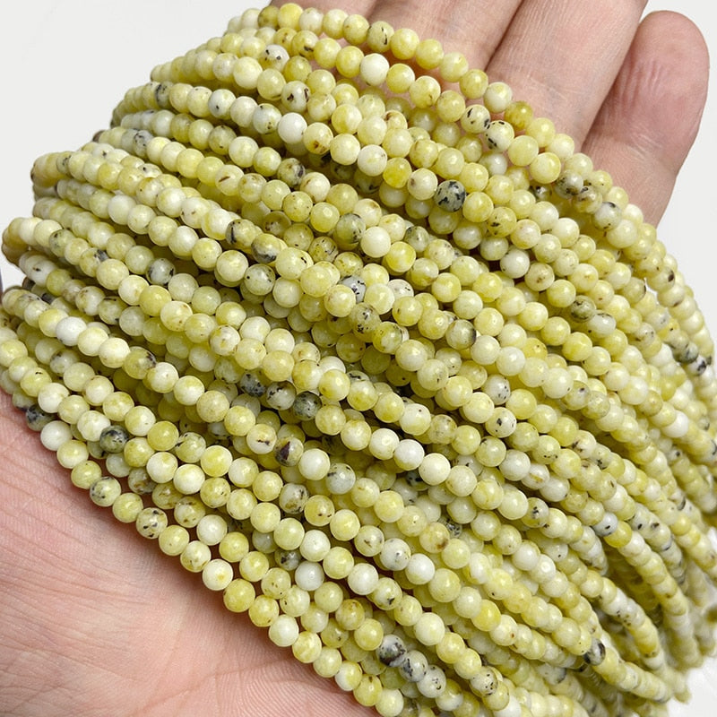 Natural Jades Agates Stone Beads Loose Isolation