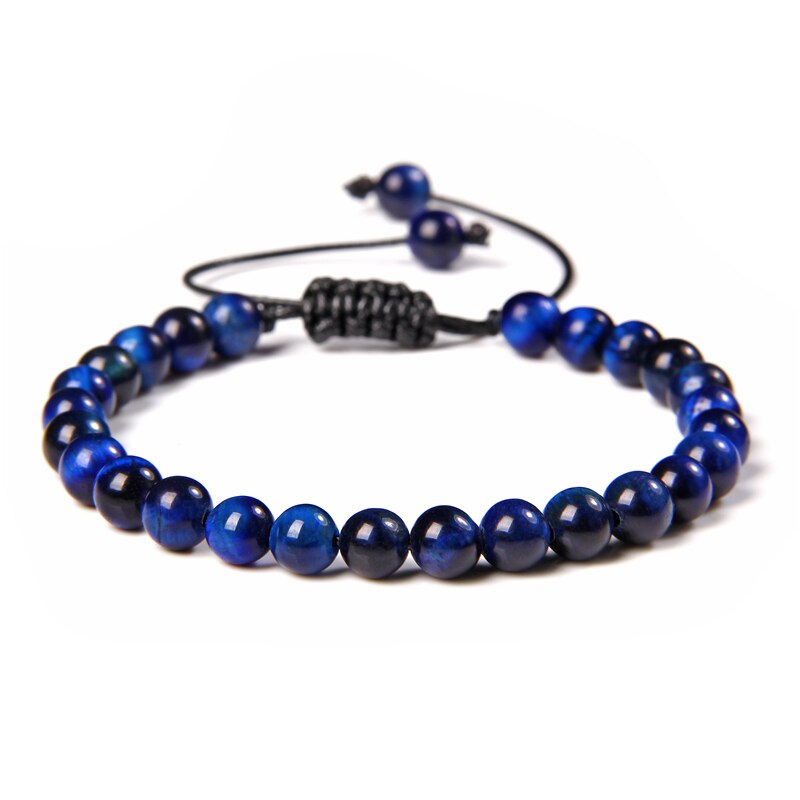 Natural Stone Amethysts 6MM Bead Bracelets