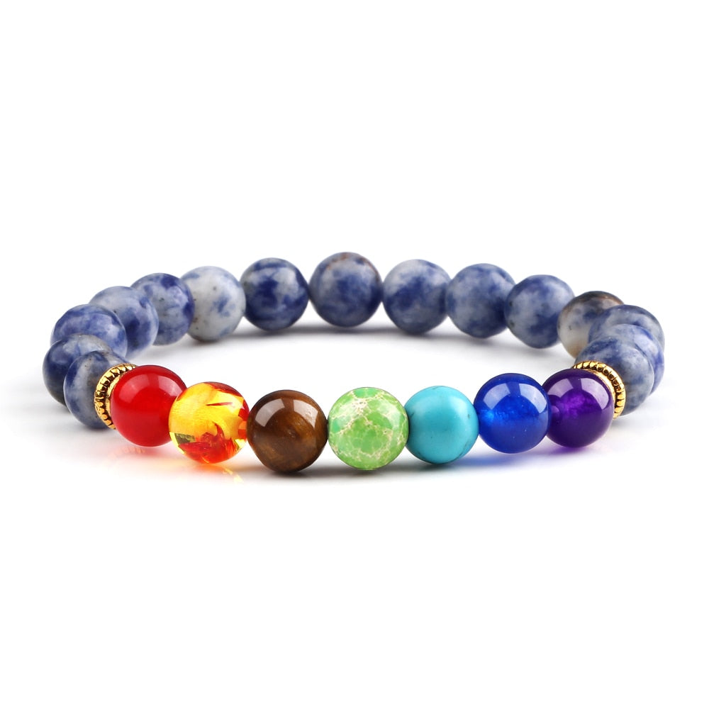 Chakra Beads Bracelet Fashion Charm Natural Stone