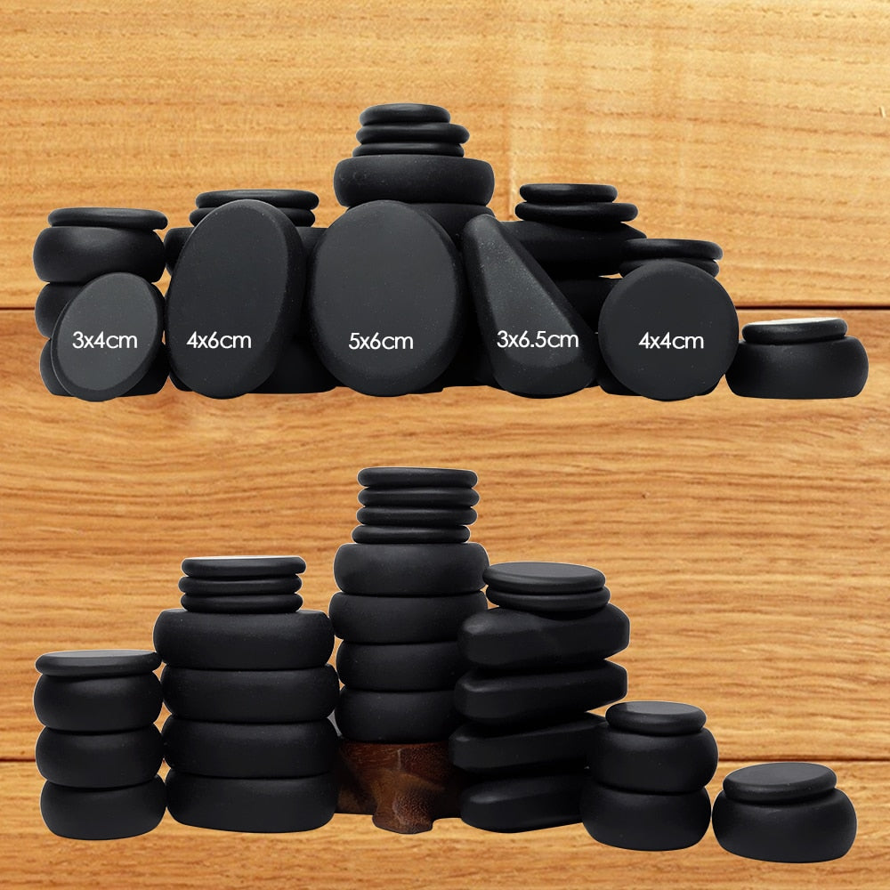 Hot Stone Massage Set spa massaging stones massager